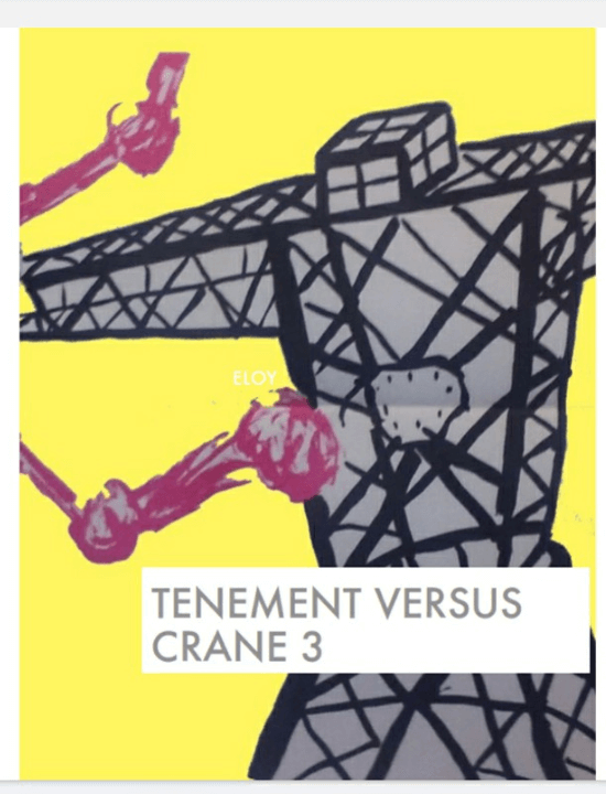 Tenement vs crane 3 book cover eloy - simpaticobooks.com